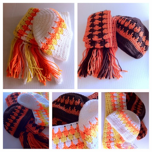 Fall hats and scarves - Free pattern