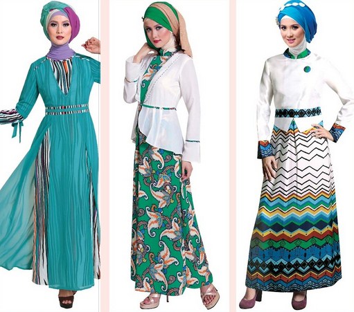 dress batik wanita muslim