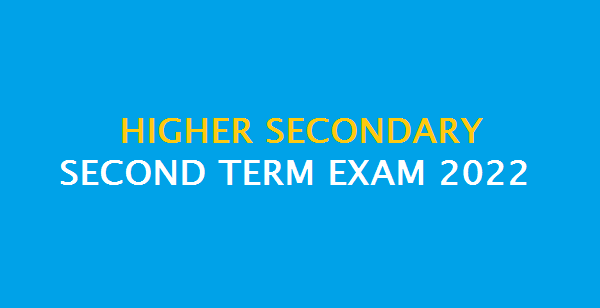 kerala higher secondary second term exam time table 2022