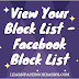 View your block list | Facebook block list