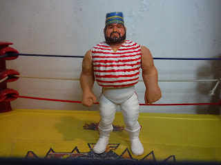WWF Hasbro CUSTOM (incomplete) Tugboat action figure