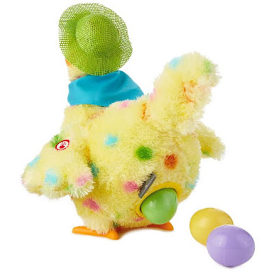 SQUAWKIN EGG DROPPIN HEN CHICKEN EASTER PLUSH Animated Sings Lays Eggs, Easter Gift Ideas