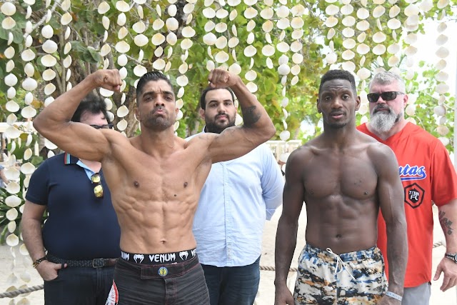 Sojo, Matos y García hacen el pesop ara sus peleas de este viernes en evento internacional de MMA