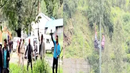 Himachal Fearing siege, Public Works Department officials cut the rope of the swing bridge, hanging in the air, read the full report