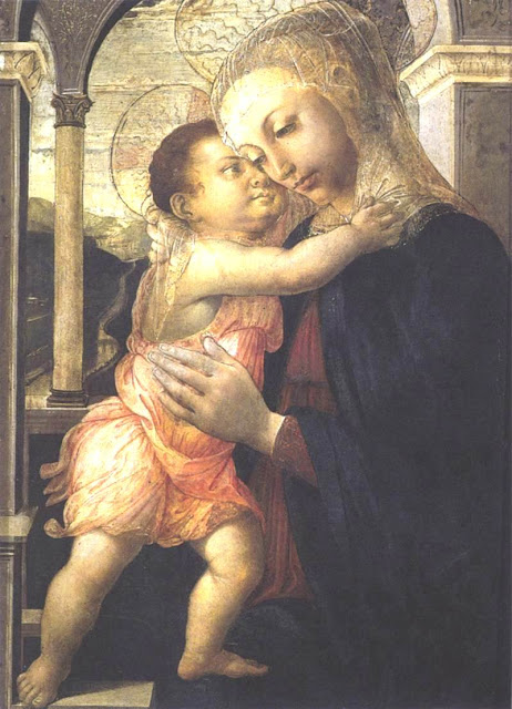 Botticelli,Madonna,Jesus