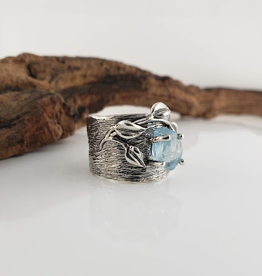 Aquamarine Wedding Ring