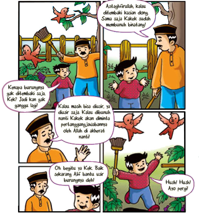 Komik Menyayangi Hewan