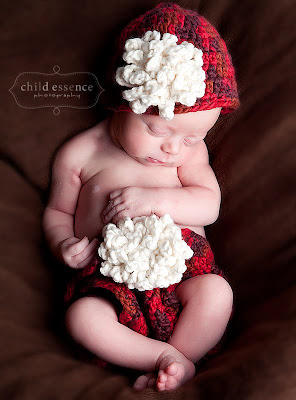 Hat & Diaper cover crochet pdf