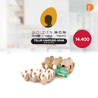 Dusdusan Golden Mom Telur Ayam Kampung Arab Isi 6 Butir ANDHIMIND