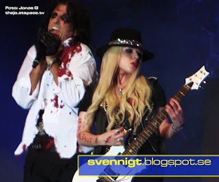 Alice Cooper och Orianthi på Liseberg 2012