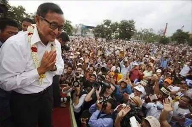 លោក​សម រង្ស៊ី​៖ មានតែប្រជារាស្ត្រខ្មែរទេ ដែលអាចបញ្ចប់ជីវិតនយោបាយរបស់ខ្ញុំបាន-Only the Khmer people can put an end to my political life.