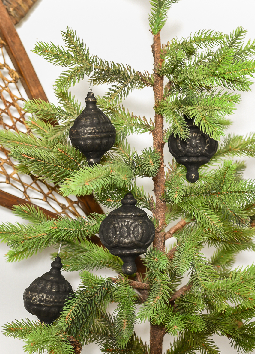 DIY aged ornaments