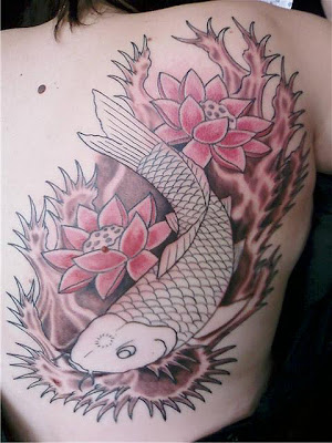 Labels Japanese koi Tattoo