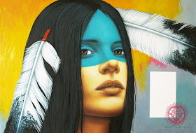 arte-indígena-retratos-coloridos-con-mujeres mujeres-indigenas-rostros
