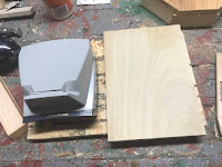 Cutting out a base for the tray