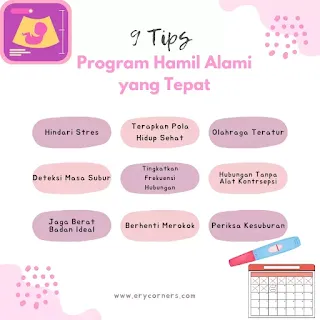 9 tips program hamil alami