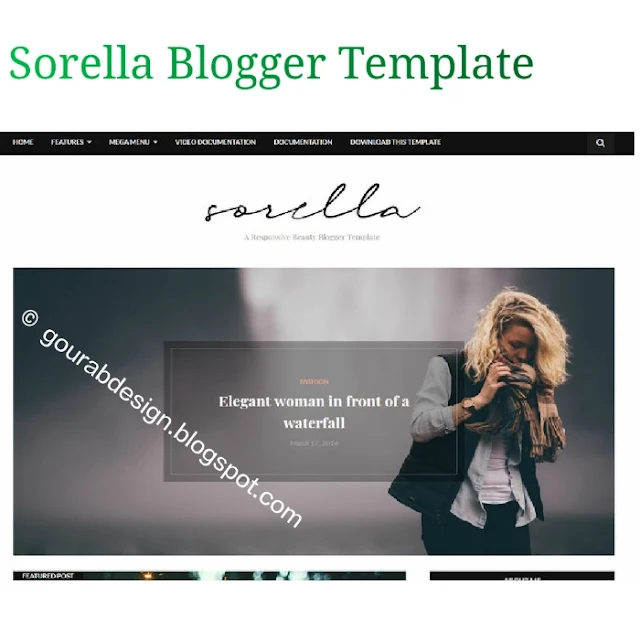 Sorella beauty blogger template latest version