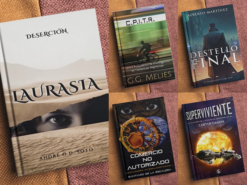 Cinco libros de ciencia ficción participantes en el Premio Literario Amazon 2023