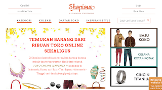 Toko Online Murah Generasi Terbaru, Shopious Dot Com