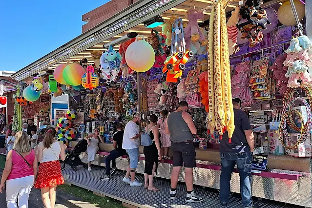 View of 1-mei Kermis in Genk