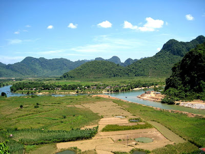 a view of Phong Nha ke national park