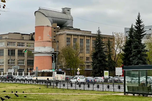 Жуковский, улица Гагарина, площадь Академика Свищева, Центральный аэрогидродинамический институт имени профессора Н. Е. Жуковского, дозвуковая вертикальная аэродинамическая труба Т-105 (построена в 1941 году)