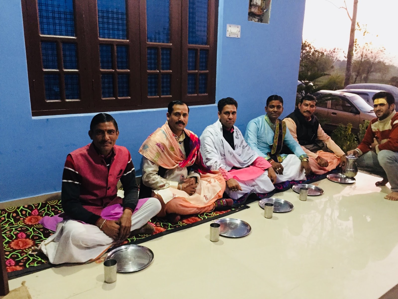 (Brahman Bhoj )ब्रह्मण भोज  during shreemad bhagvat katha in harlyan