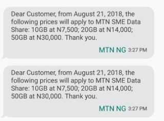 It seems MTN just set out this week to increase the prices of some of its most MTN SME Data Price Increase: What all Sellers and Buyers Must Know