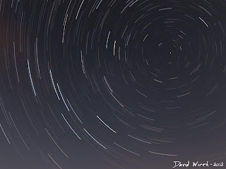 star in sky rotation, star trails around north star, night sky stars rotating