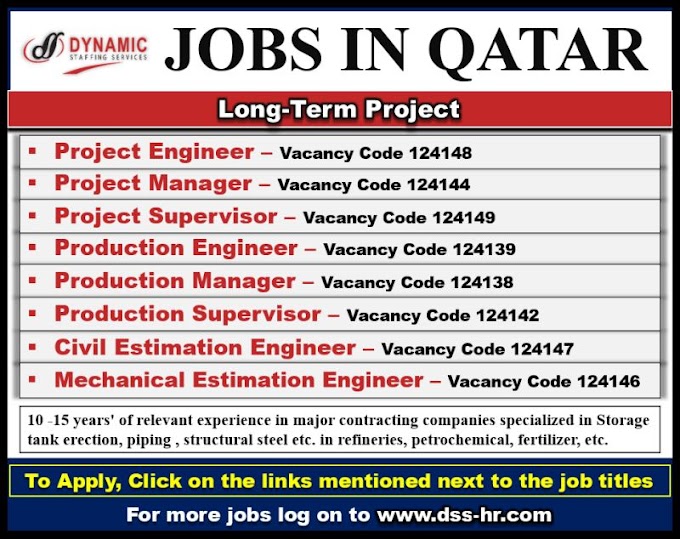 Multiple Long-term jobs in Qatar