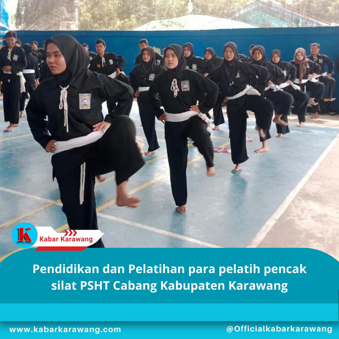 Pendidikan dan Pelatihan para pelatih pencak silat PSHT Cabang Kabupaten Karawang