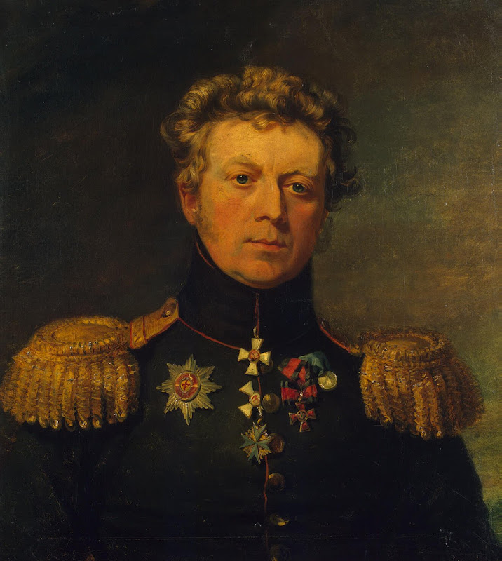 Portrait of Yevstafy Ye. Staden by George Dawe - Portrait, History Paintings from Hermitage Museum