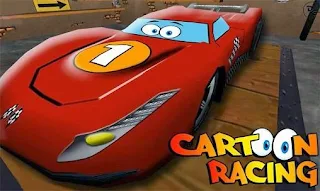 Screenshots of the Cartoon racing for Android tablet, phone.