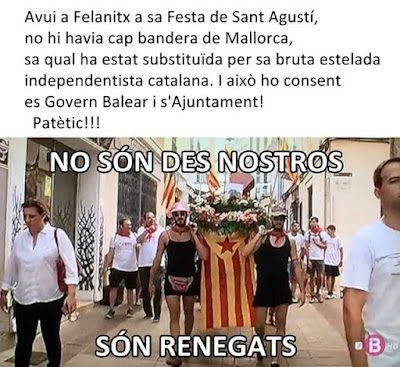 Mallorca , Felanitx , San Agustí , estelada