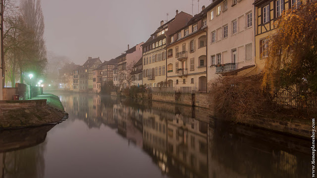 La Petite France de noche Estrasburgo 