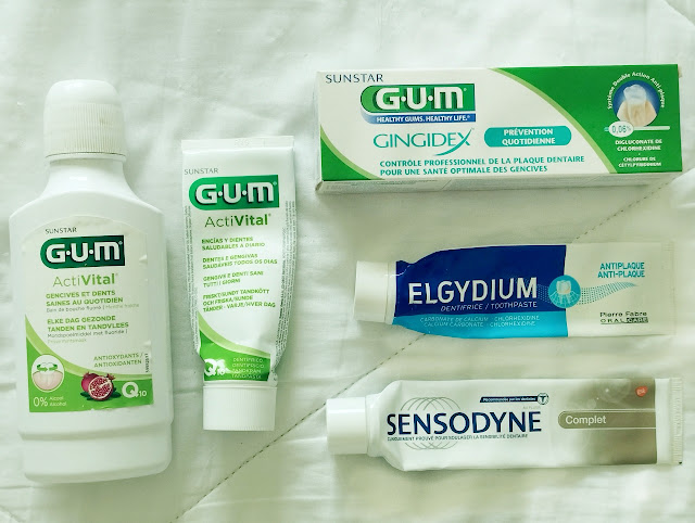 gum elgydium sensodyne dentifrice