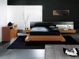 Modern interior design of modern bedroom