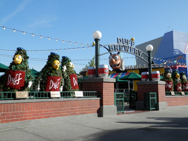 décors The Simpsons Universal Studios Hollywood