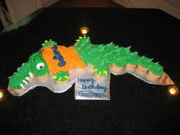 alligator cake template
