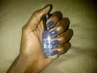 Manicure Madness Sally Hansen Xtreme Wear Grey Area