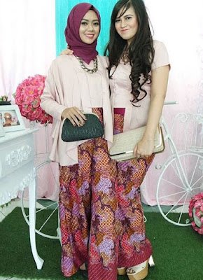 model kebaya batik modern untuk pesta