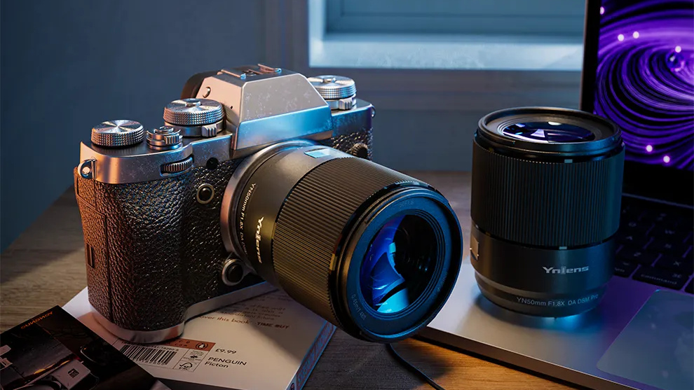 Объектив Yongnuo YN 50mm f/1.8 X DA DSM PRO для Fujifilm X с камерой Fujifilm