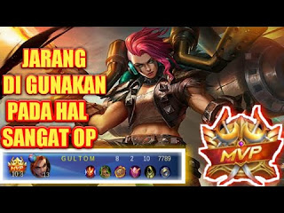  Hero Hilda Jarang Digunakan Pada Hal Sangat Oper Power Ini Buktinya (Mobile Legends )  Sejauh Perjalanan Game Moba Yaitu Game Android Besutan Moonton ini,Hero Hilda Adalah Salahsatu Hero Populer Yang sangat di gemari Karena Ke Op Anya dalam Meng Counter Team.Namun Semenjak Di Rilisnya Hero-hero Terbaru dari Mobile legends terutama pada Lane Tank Hero Hilda Jadi jarang di gunakan oleh Usernya Pada Hal Sangat Oper Power.    Meskipun Banyak Hero yang di Nerf dari setiap penambahan setiap season,Seakan sedikit Saja user yang memakai Tank Hilda.Namun taukah Kamu,Hero Hilda Bisa menjadi pilihan terbaik dalam menggendong Team Pada Late Game.Dimana Kelebihan terbaik dari Sikill Hilda adalah Ketika memasuki Rumput maka aka mendapatkan Healing berupa peningkatan darah dan Pengumpulan Hp yang lumayan Tinggi.     Jarang Digunakan Pada Hal Hero Hilda Sangat Op(Oper Power)   Meski Sudah banyak Hero Yang Revamp nya di naikin buktinya saya masih bisa mendapatkan Nilai tertinggi yaitu MPV loh,Dan Mendapatkan Kill 8 dengan Kematian hanya 2 kali serta  Asis 10 Poin.    Item Hilda Rekomendasi Terbaik untuk di pakai Bisa kamu cek di videonya.Coba Saja Gunakan dan kemampuanya masih tidak kalah jauh dari Hero yang mendapat Revam Tertinggi.intinya Meski Jarang digunakan Hero Hilda sangat Op mengikuti Season 16,Sampai Season 17 dan season selanjutnya Hilda Masi sangat Memungkinkan untuk di Pakai.    Terlebih lagi Jika Hero Hilda Di Join sama Mage Seperti Eudora,Ciclops,dan Counter Support menggunakan Diggie maupun Nana maka performa Hero Hilda Akan Semakin Maksimal.Seperti Video yang Saya Unggah Diatas..    Selamat Menonton,Dan Langsung Coba Aja Nanti...Gg pisan Pokoknya.