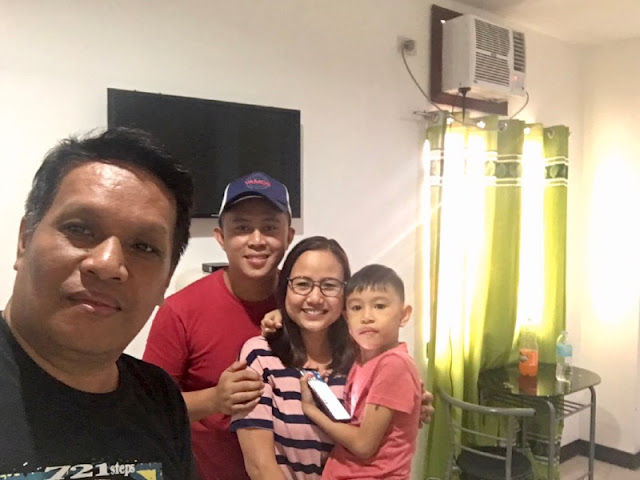 With Jan Aguirre Vlog and his family at RE-CJC Pension House