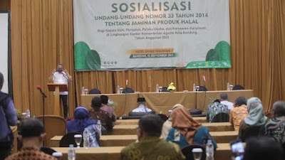  Pemkot Bandung dan Kemenag Sosialisasikan Jaminan Produk Halal