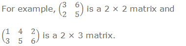 Examples of Order of Matrices