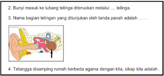 Soal UTS Tematik Kelas 4 SD/ MI Tema 1 Semester 1/ Ganjil