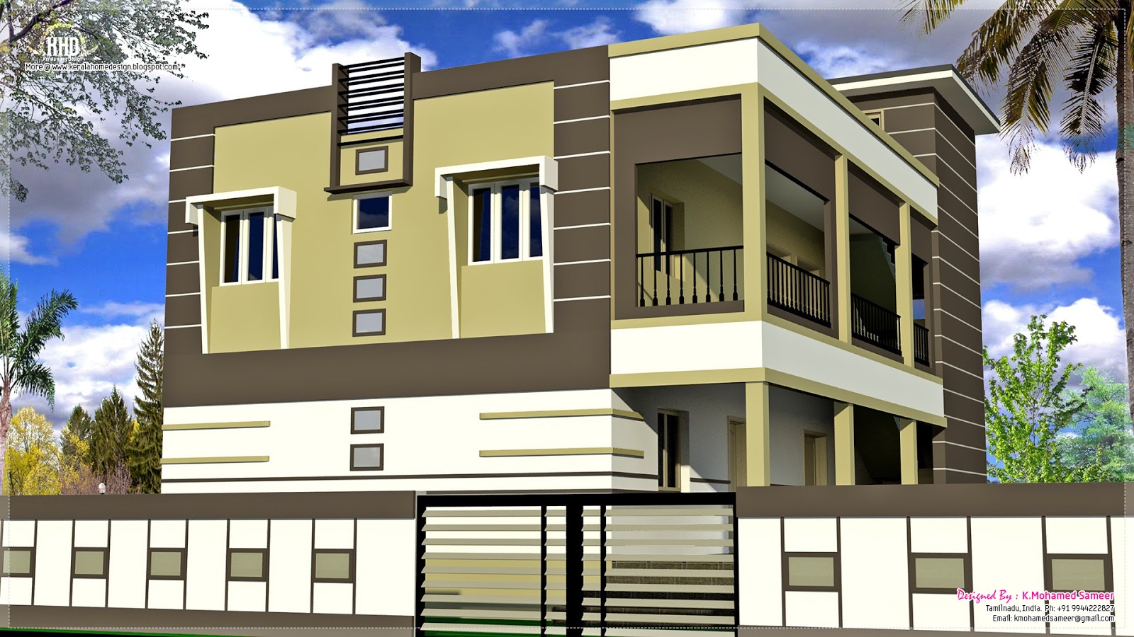  Indian house exterior designs  Kerala home design and floor plans