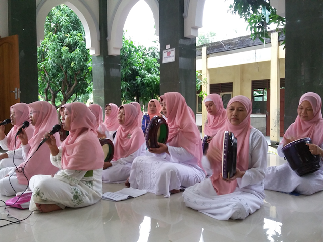 El Tsurraya dalam acara kedatangan Nasrul Yatama