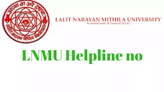 LNMU Helpline number